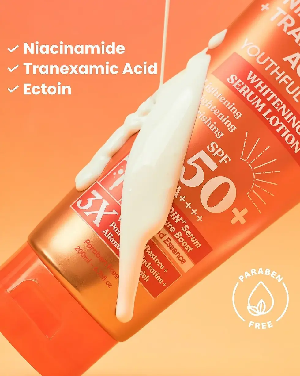 Thumbnail: Luxe Organix Niacinamide + Tranexamic Acid Youthful Glow Whitening Serum Lotion 