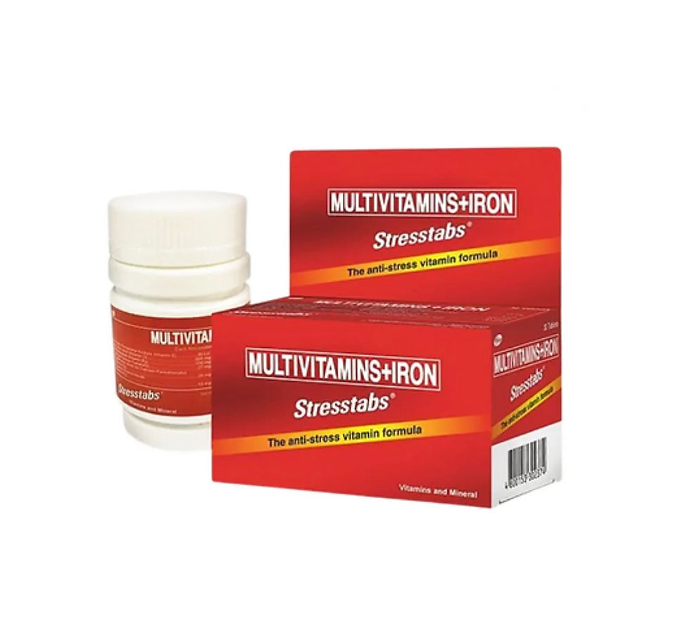 Thumbnail: Stresstabs Multivitamins + Iron (30 Tablets)
