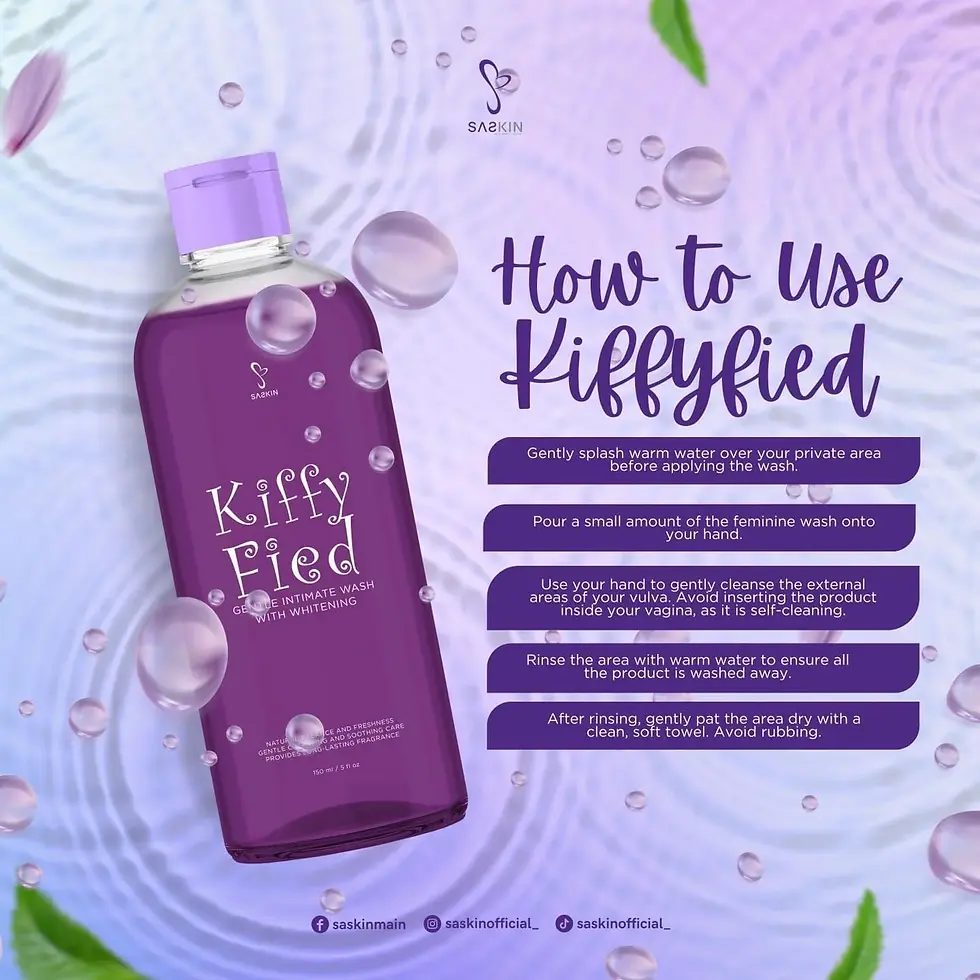 Thumbnail: Saskin Kiffy Fied Gentle Wash with Whitening Intimate Wash 150ml