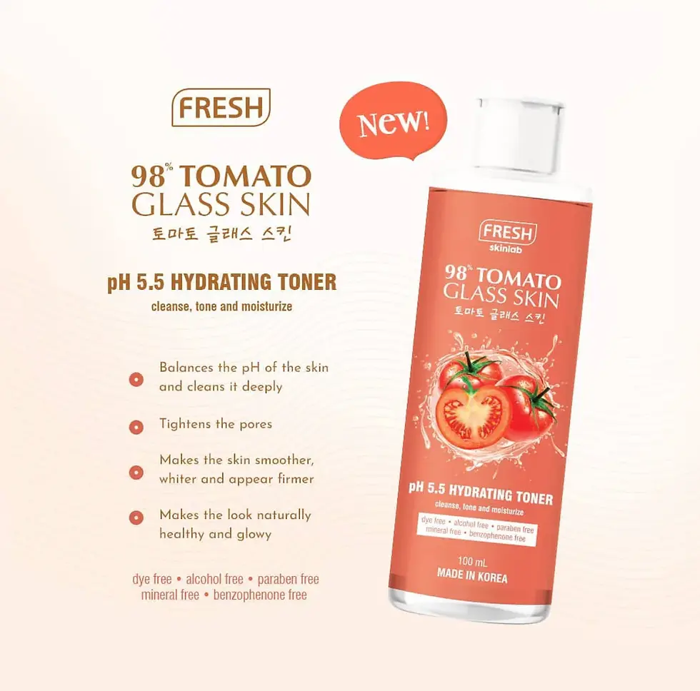 Thumbnail: Fresh Skinlab Tomato Glass Skin 3-in-1 Vitamin C Brightening Ph 5.5 Toner 100ml