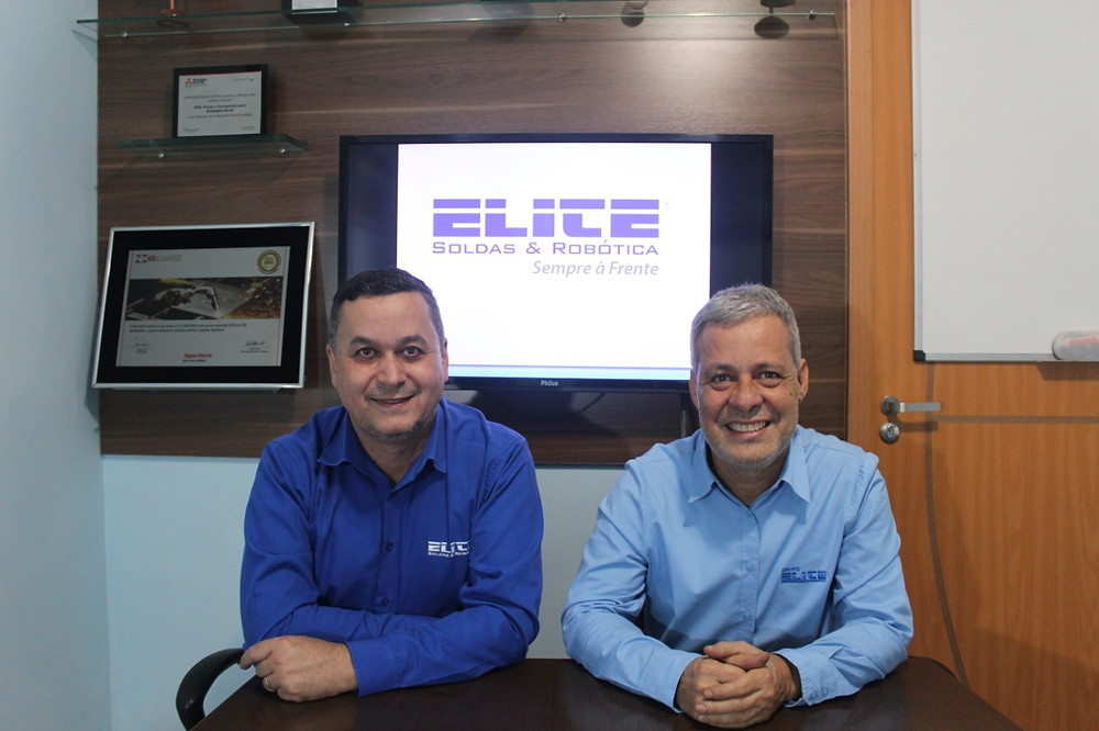 Os diretores da empresa Willian Oliveira e Luiz Carlos Rocha