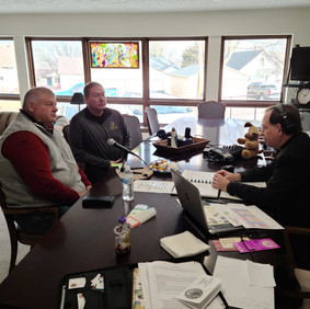 Jeff Zyzda joined Fr. Mark Stoll and Jeff Schoep for Day 1 of the Advent Pledge Drive from Mater Dei Parish. Jeff Zyzda stated, "If we truly love God and others as ourselves, we are obligated to spread the teachings of Christ."