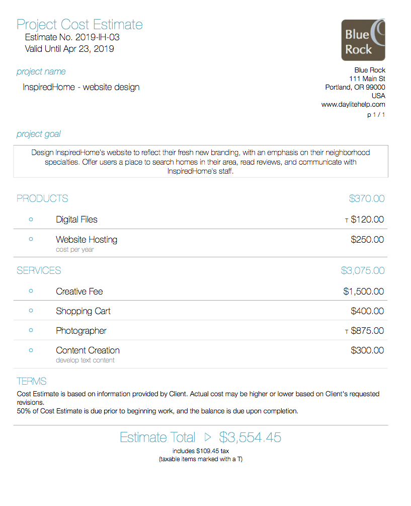 Thumbnail: Opportunity Estimates - set your own text color! - DL401
