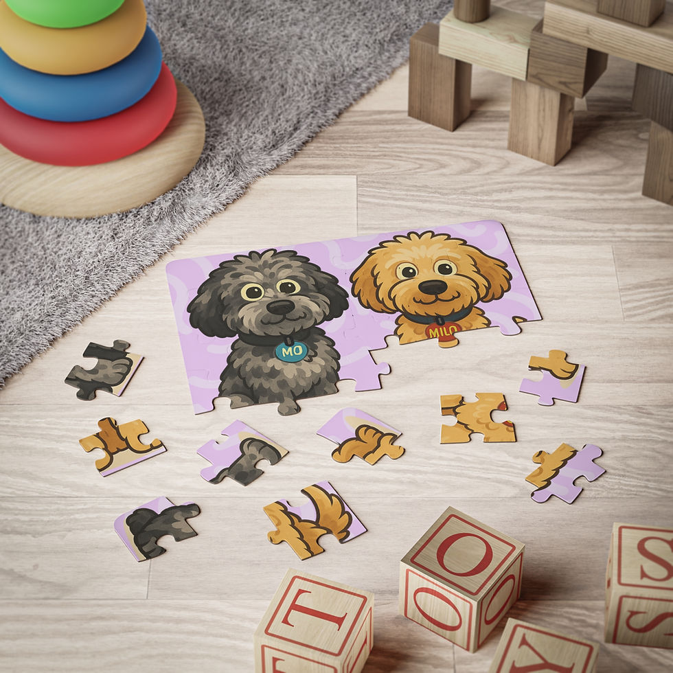 Thumbnail: Mo and Milo Crew Kids' 30-Piece Pet Puzzle 