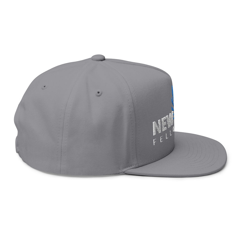 Thumbnail: Embroidered Flat Bill Cap for New Hope Fellowship - Stylish Adjustable Cap, 