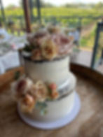 semi naked wedding cake sitella