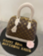 Lois Vuitton Handbag cake