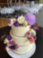 bright floral buttercream special occasion cake