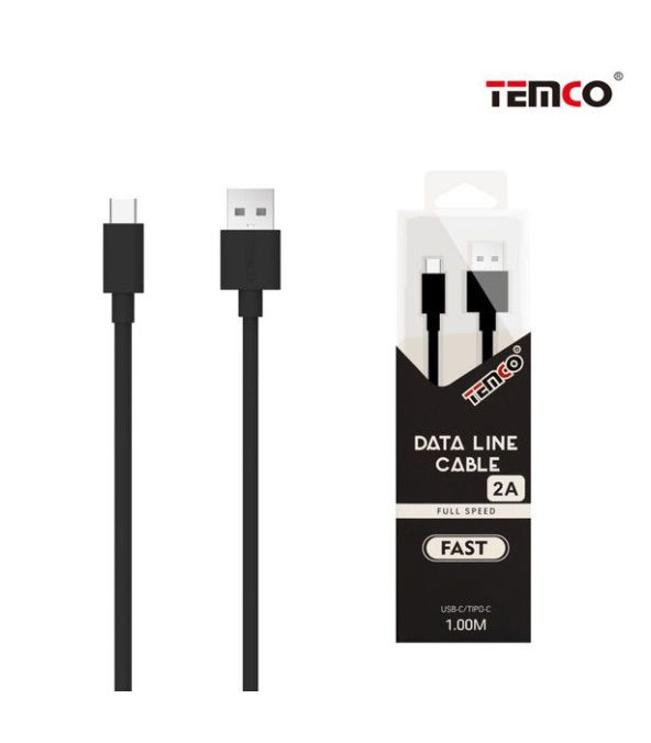 Miniatura: Cabo USB Type-C Temco SCDT52101-N 1m 2A