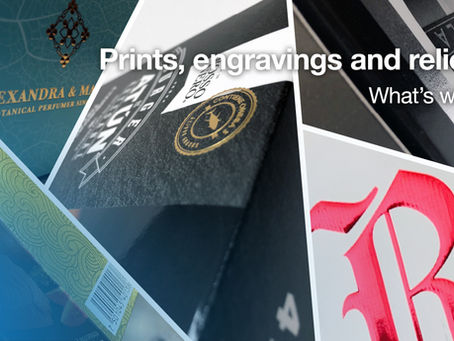 Prints, engravings and reliefs. What's what?