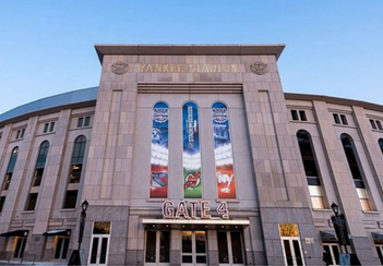 The fascia of Gate 4, where I created 3 edge-to-edge window vinyl decals