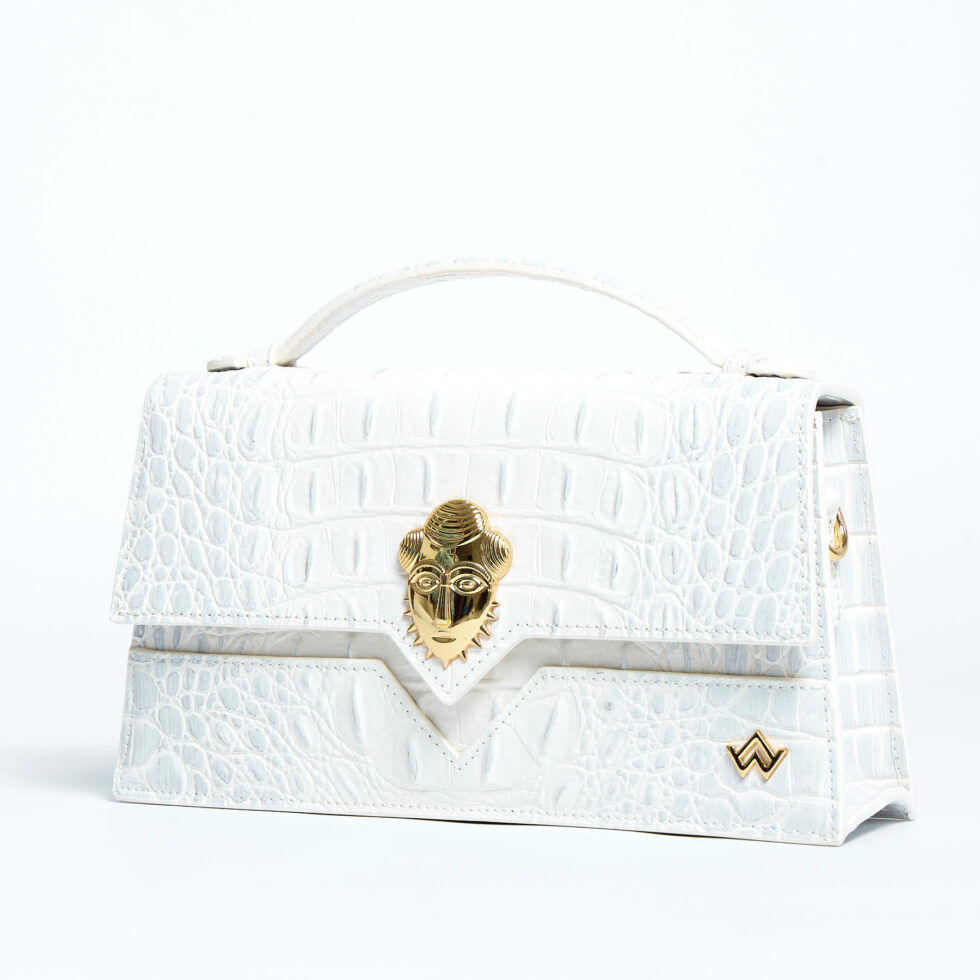 Miniature : AKAN Alligator Blanc