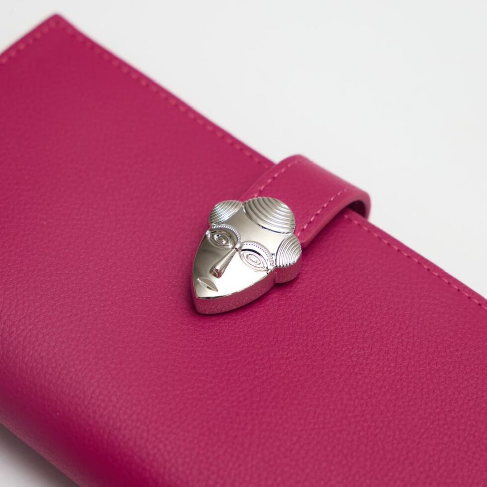 Miniature : PORTEFEUILLE AKAN rose