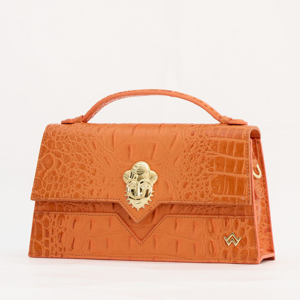 Miniature : AKAN ALLIGATOR Orange 