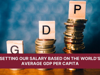 Setting our salary based on the world’s average GDP per capita