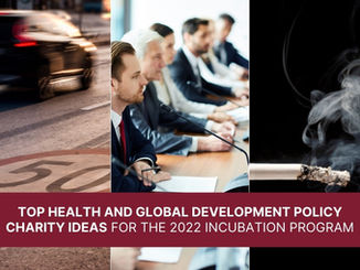 Top Health and Global Development Policy Charity Ideas for the 2022 Incubation Program