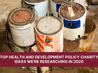 Top Health and Development Policy Charity Ideas We're Researching in 2020