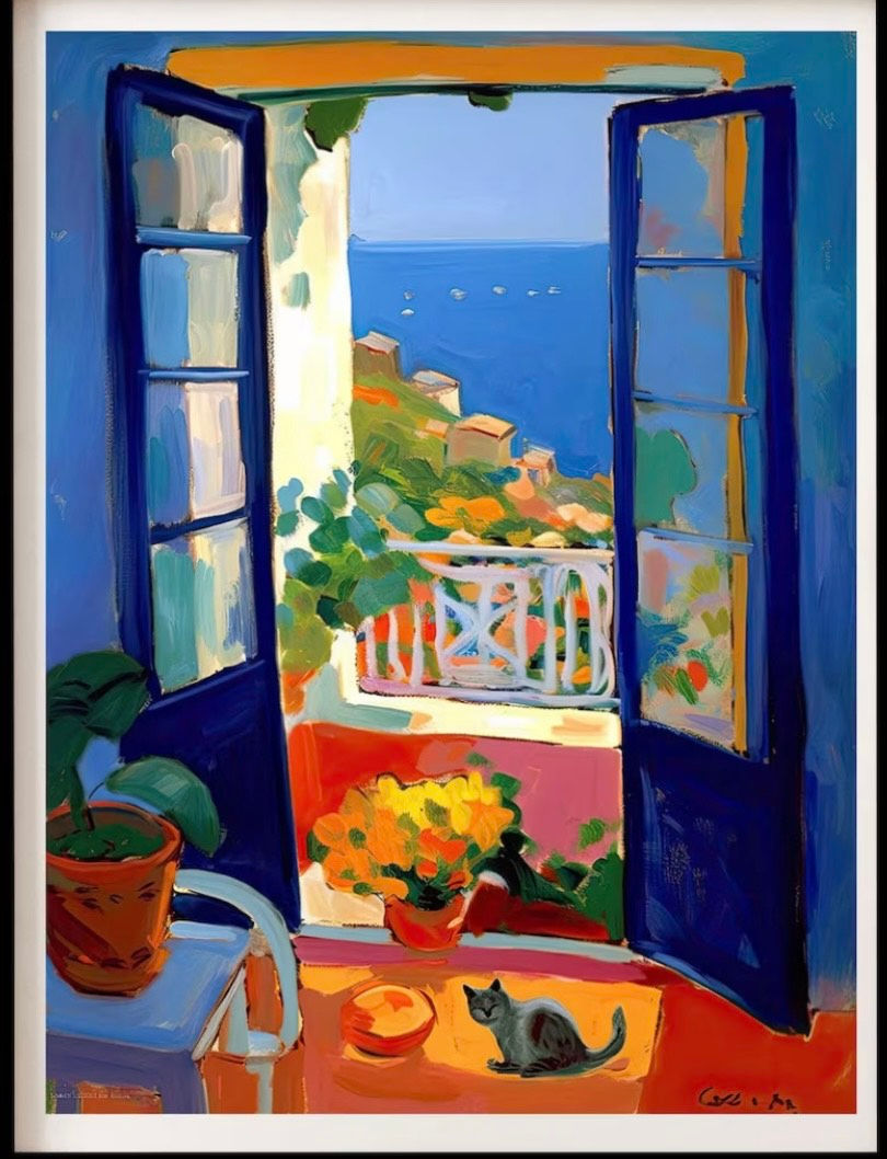 Cat by Window  Private Event  