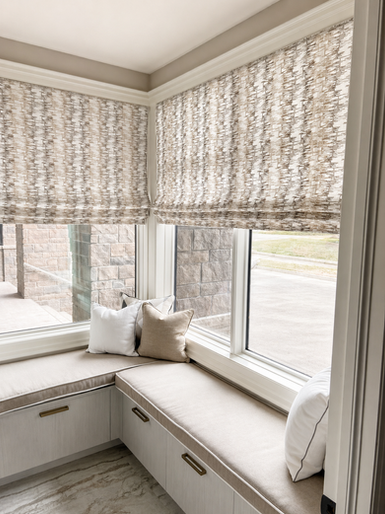 Custom Roman Shades