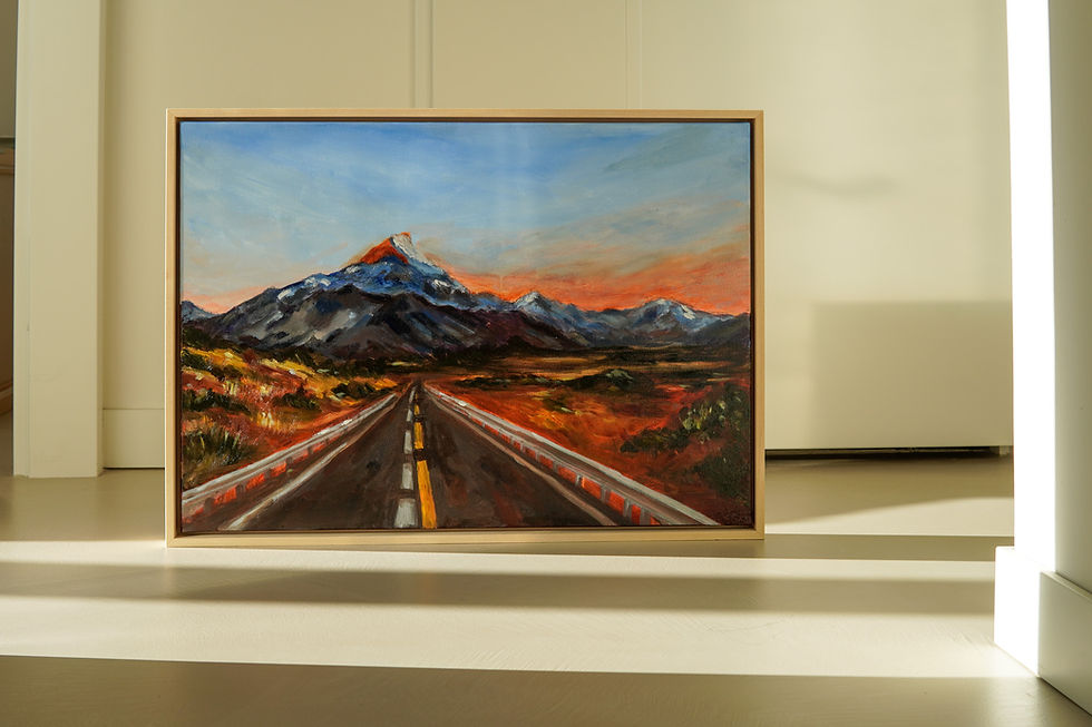 Thumbnail: New Zealand Mount Cook painting