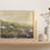 Thumbnail: earthy green rolling hills contemporary wall art