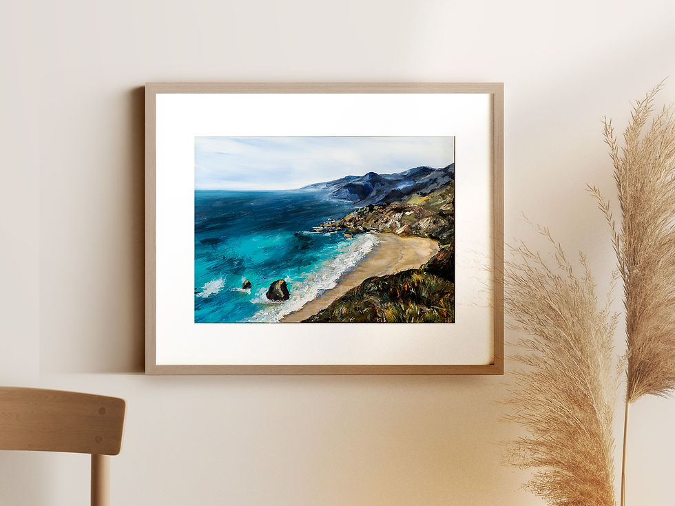 Thumbnail: Beach art prints