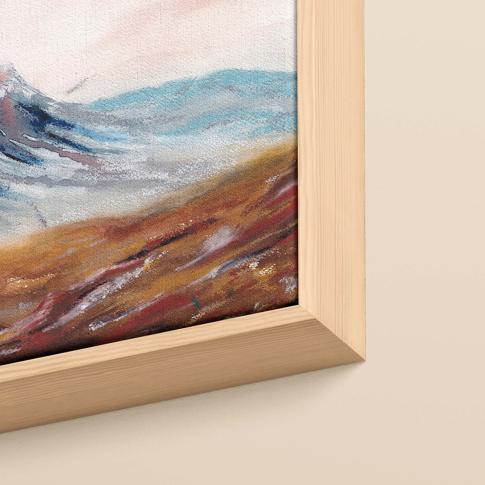 Thumbnail: Resilience Framed Canvas Print - New Zealand Mountain Landscape wall art