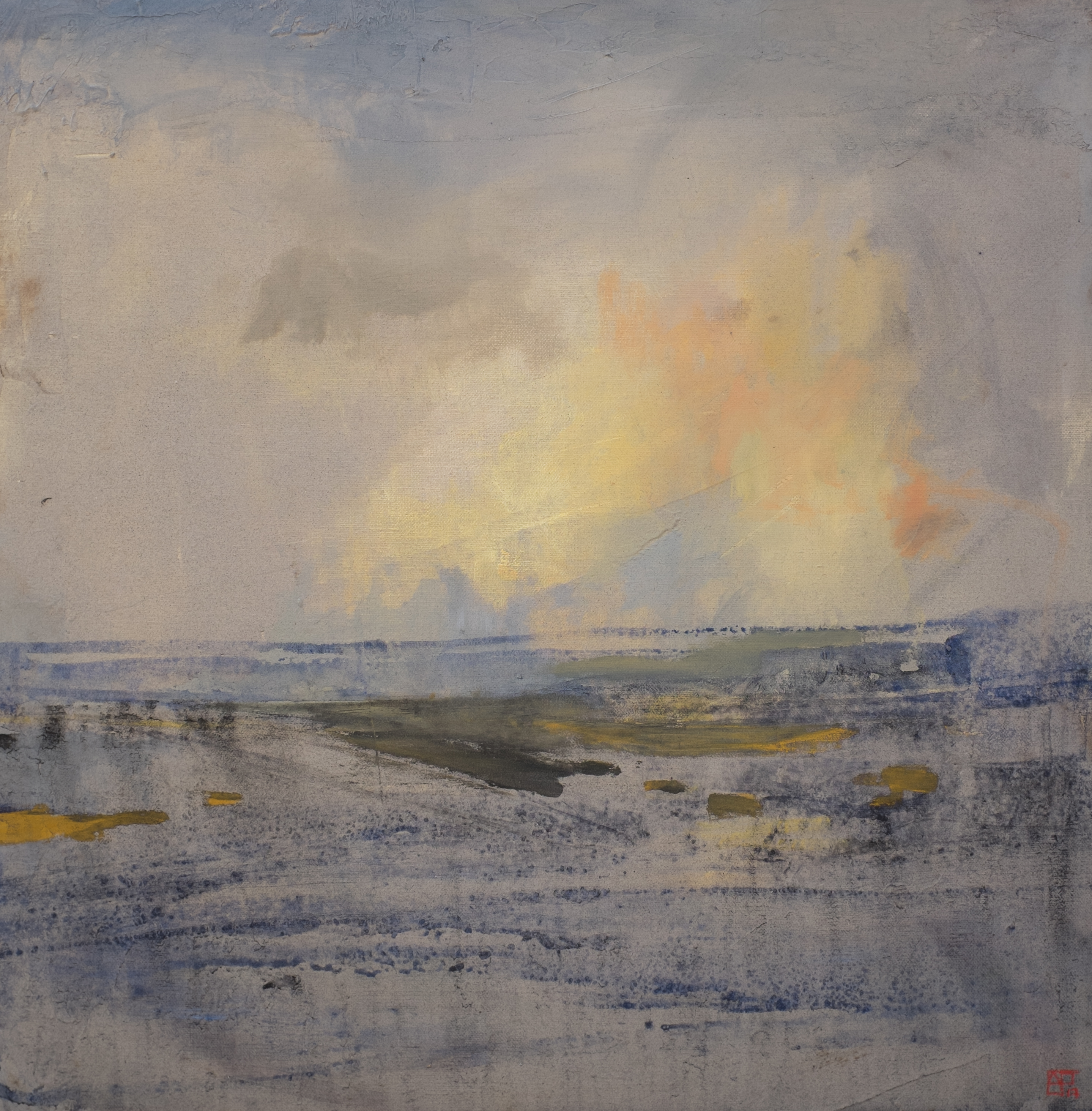 IRLANDE PEINTURE 50x50 2017