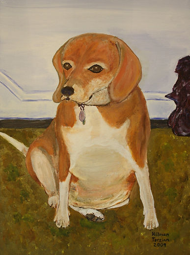 Beatrice #2 (2009)
24" h x 18" w
acrylic on canvas