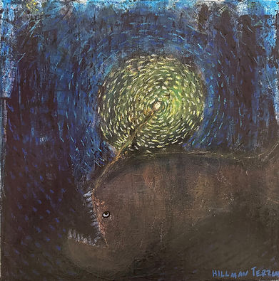 This Little Light of Mine (2025)
14" h x 14" w
mixed media on canvas