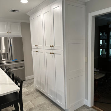 Big Shaker Kitchen Pantry Cabinets Remodeling in Chester New Jersey
