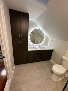 Morris County New Jersey, Attic bathroom remodel 
