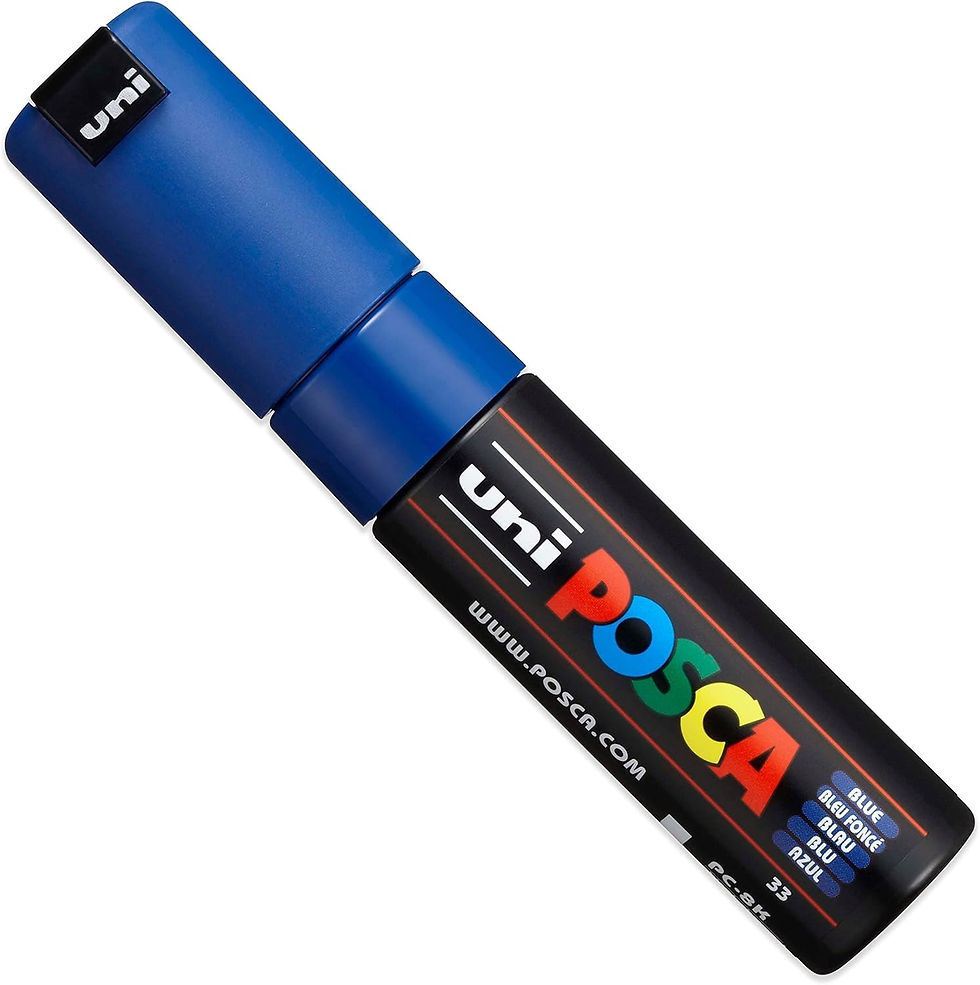 Hình thu nhỏ: Bộ Posca 8K 8 cây