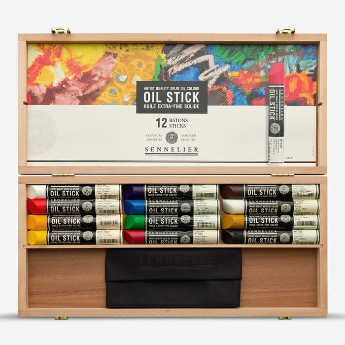Thumbnail: Bộ sơn dầu thỏi Sennelier artist oil stick set 12x38ml