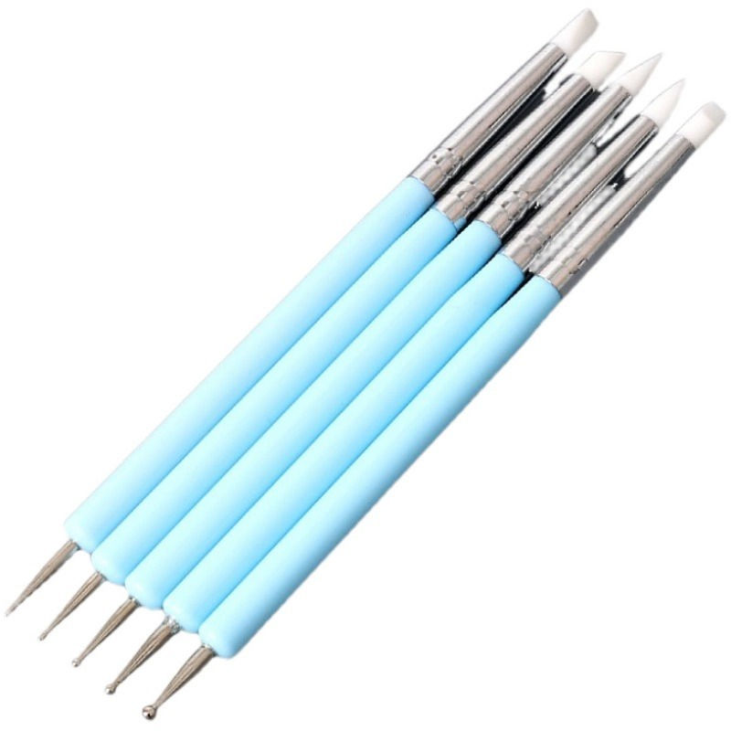 Hình thu nhỏ: Cọ Bộ Cao Su Đầu Bi 5 Cây