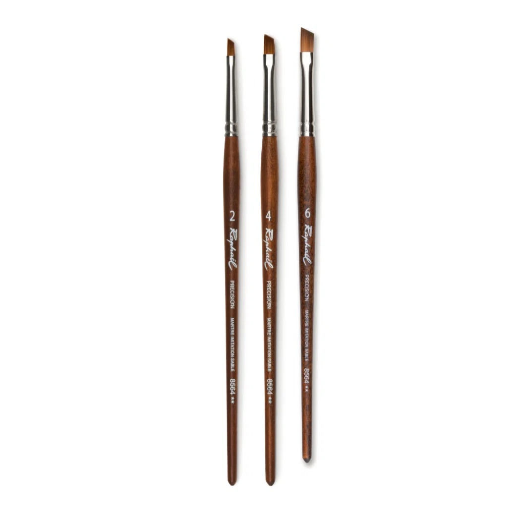 Cọ vát lông nhân tạo Raphael Precision 8564 Angular