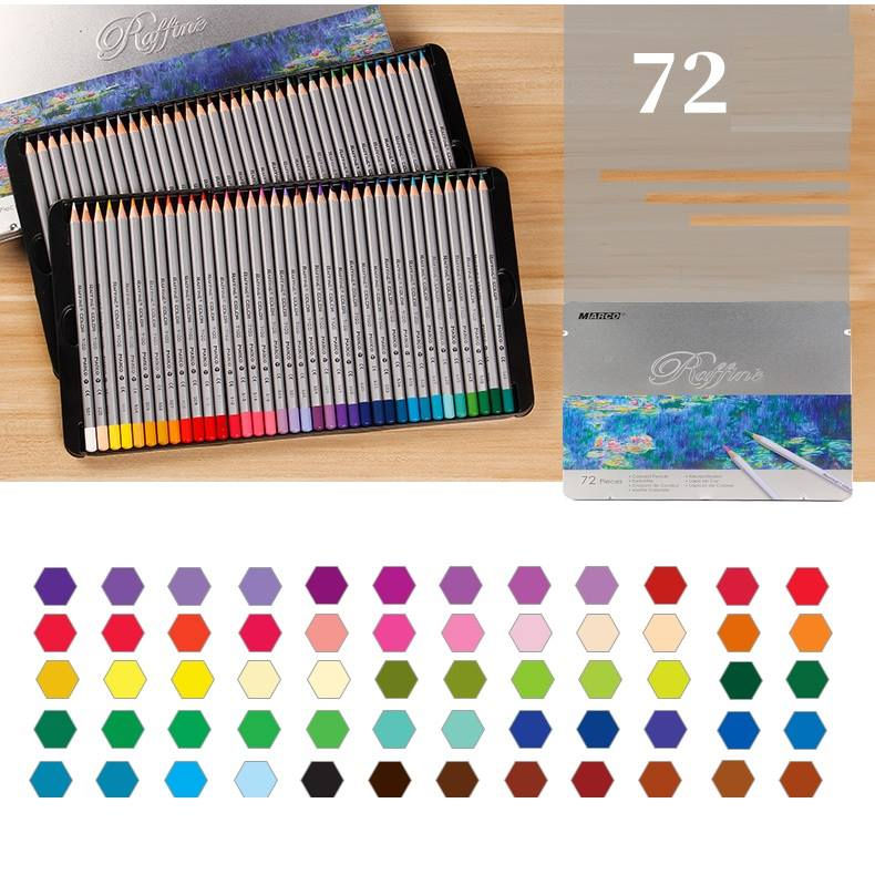 Thumbnail: Marco Raffine colored pencils in tin box