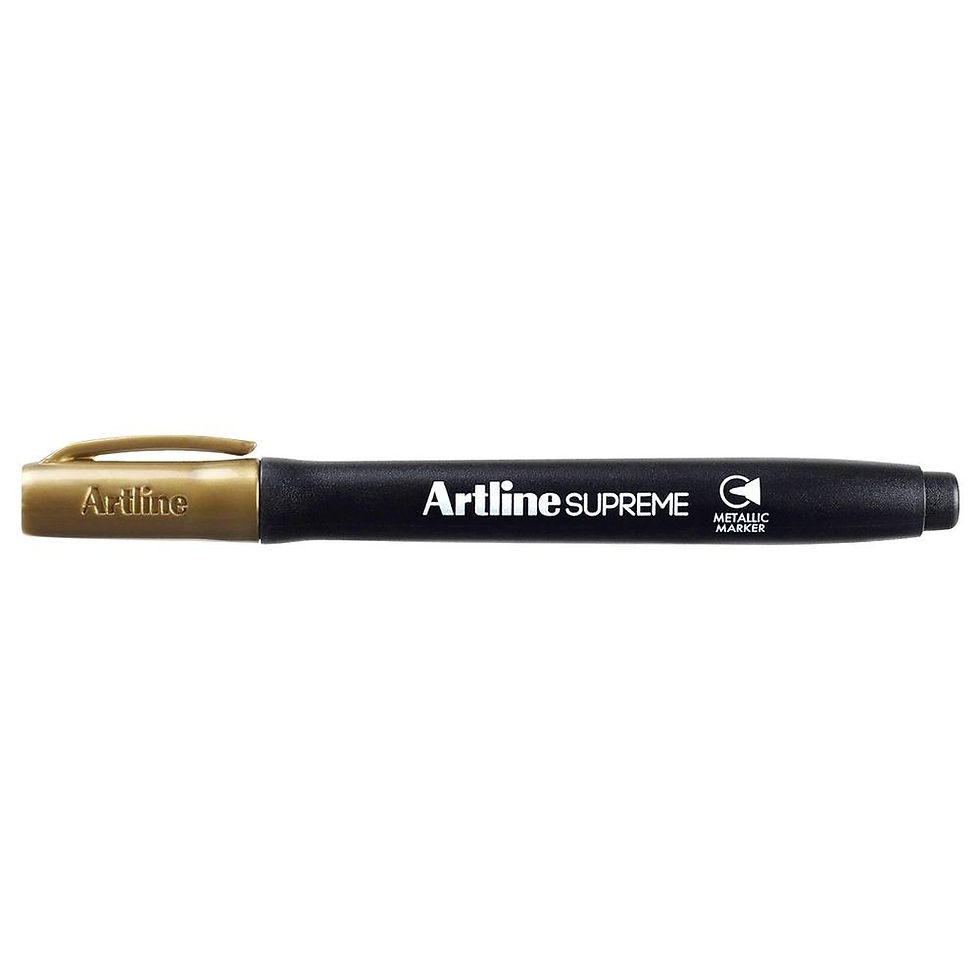 Hình thu nhỏ: Bút nhũ vàng (Gold) Artline Supreme Metallic 1.0mm