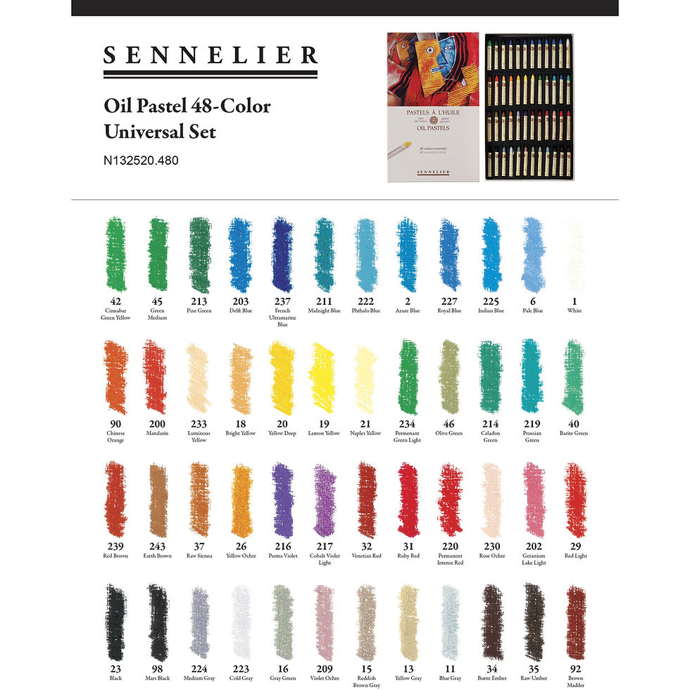 Hình thu nhỏ: Sáp dầu Sennelier set 48 màu - Sennelier Oil Pastel 48 colors set