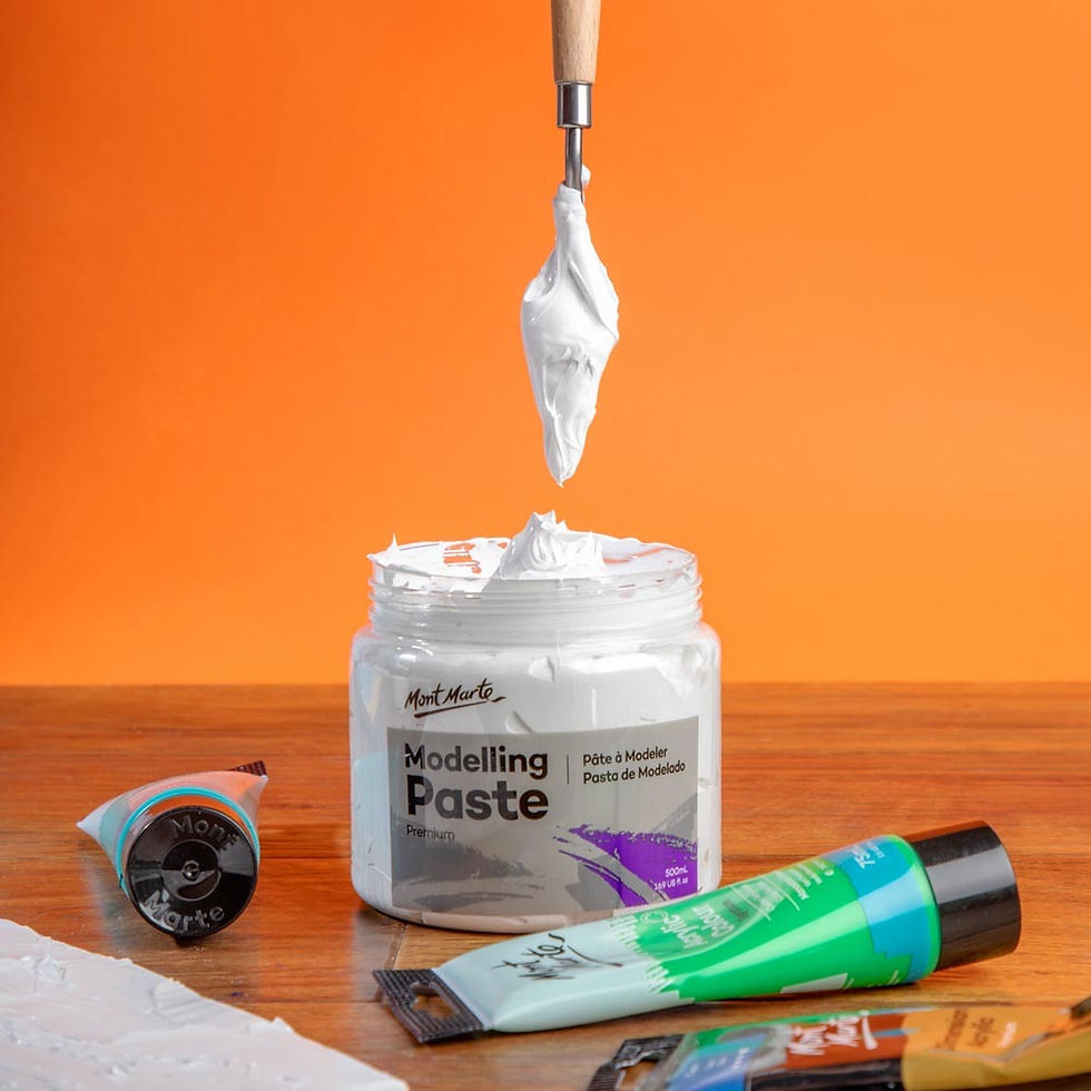 Hình thu nhỏ: Modelling Paste Mont Marte 500ml - Chất đắp "mache" acylic
