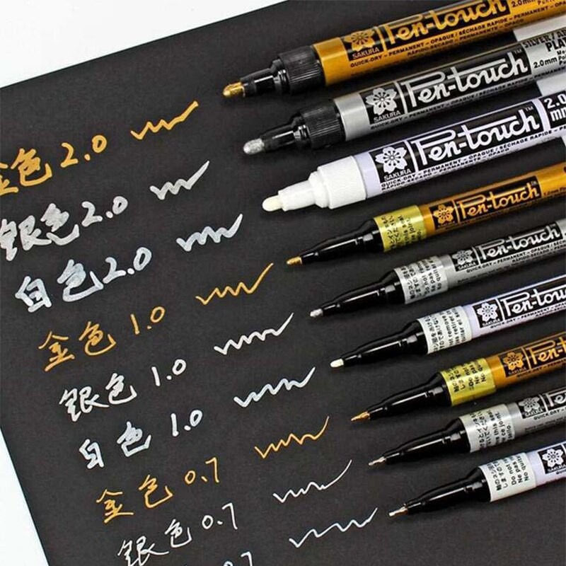 Hình thu nhỏ: Bút sơn trắng Pen-touch Sakura
