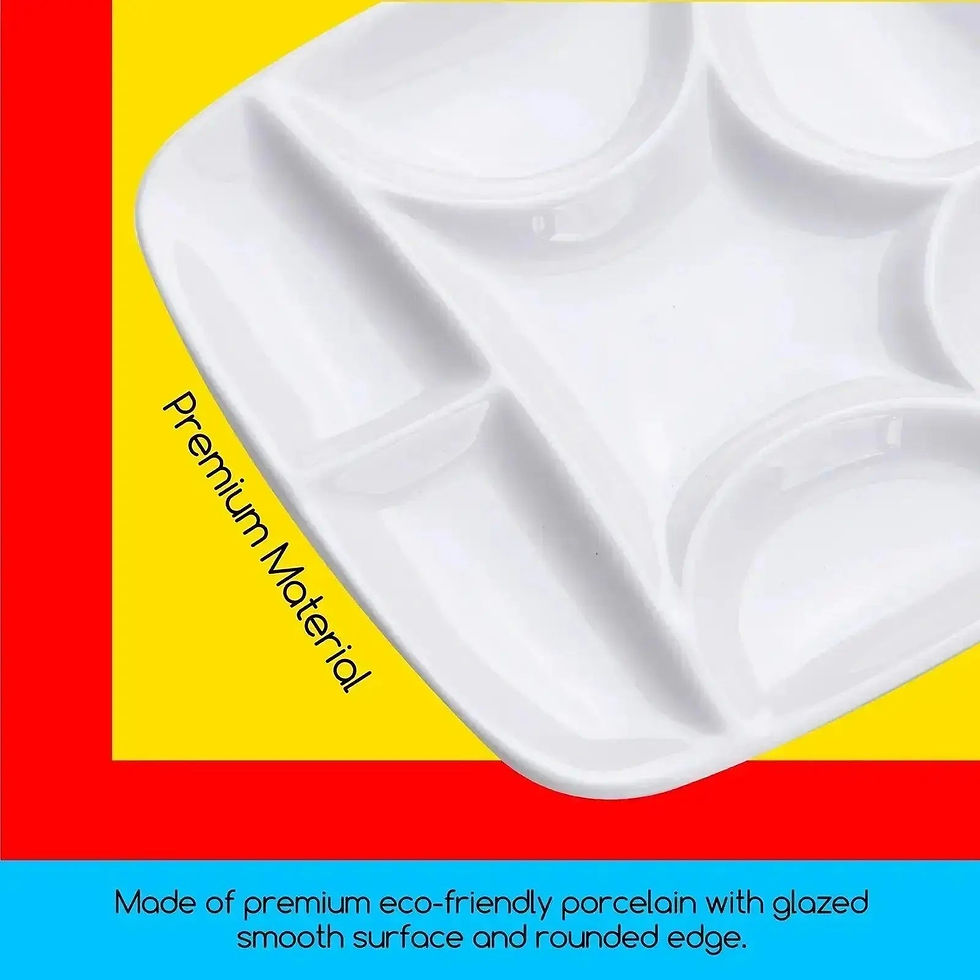 Thumbnail: Square Porcelain Palette FXTSP07