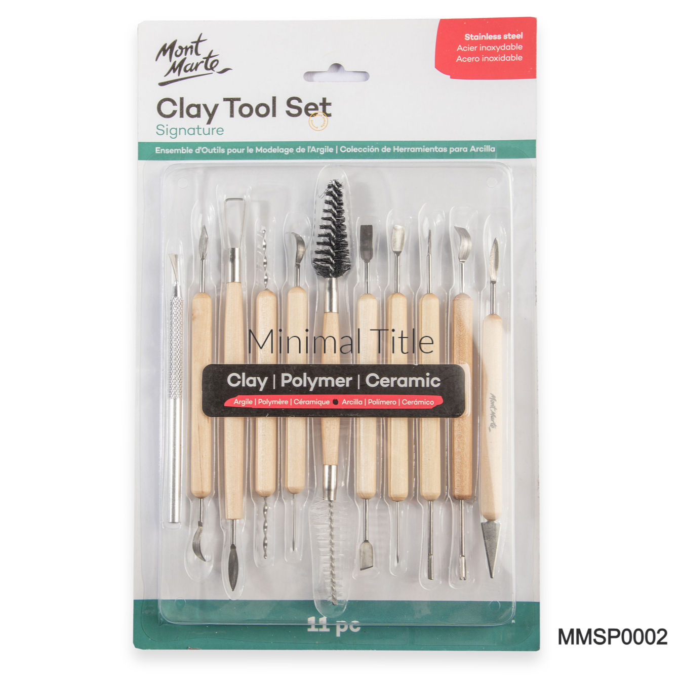 Bộ điêu khắc Mont Marte "Clay Tool Set" 11 món
