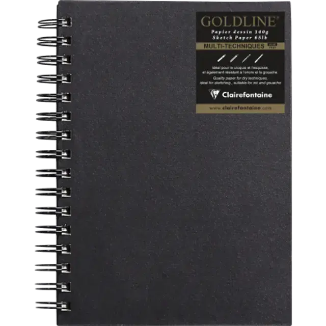 Goldline notebook 140gsm ring binder