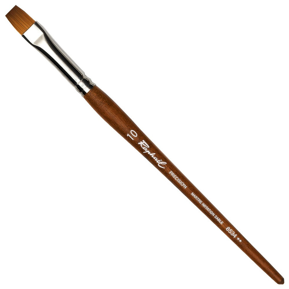 Thumbnail: Cọ dẹt lông nhân tạo Raphael Precision 8534 Flat