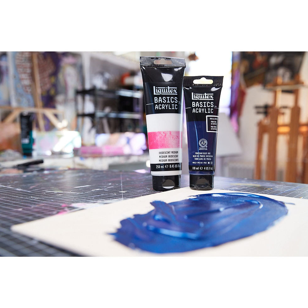 Hình thu nhỏ: Liquitex Basics Iridescent Medium 250ml - Dung môi tạo ánh kim