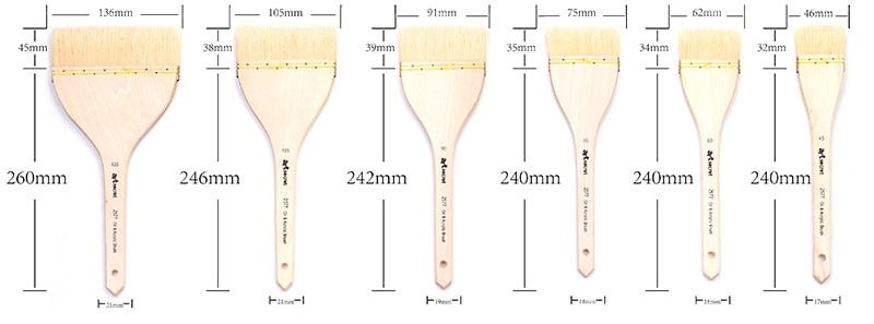 Thumbnail: Art Secret 2577 Pig Hair Palette Brush