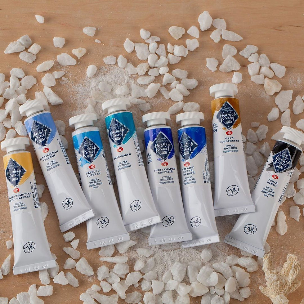Thumbnail: Master Class 8x18ml oil paint set in Seascape tone