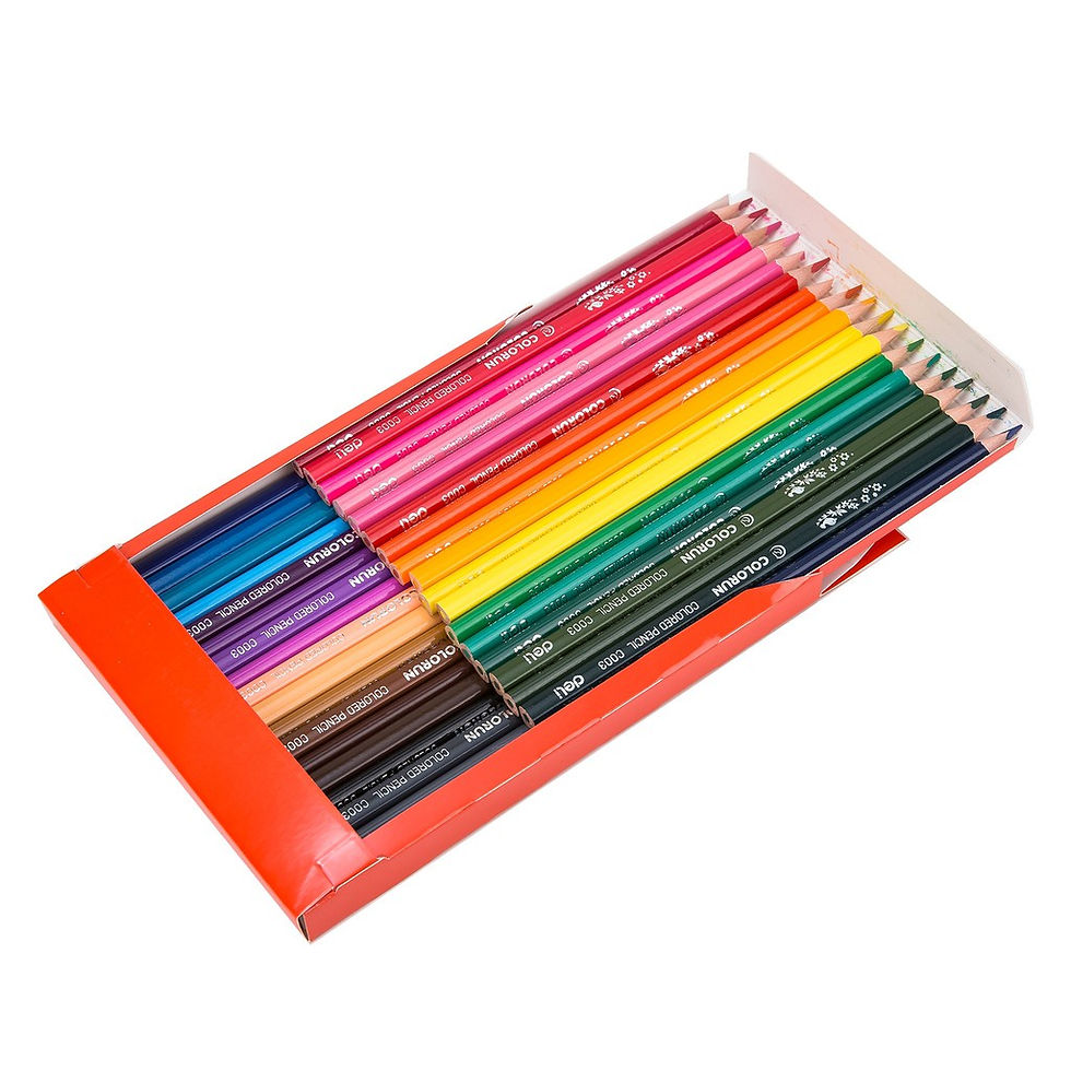 Hình thu nhỏ: Chì màu Deli 12/24/36 màu