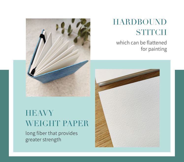 Hình thu nhỏ: Sổ vẽ màu nước Potentate 100% Cotton